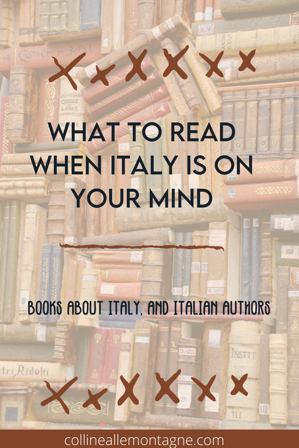 what books to read when heading to Italy